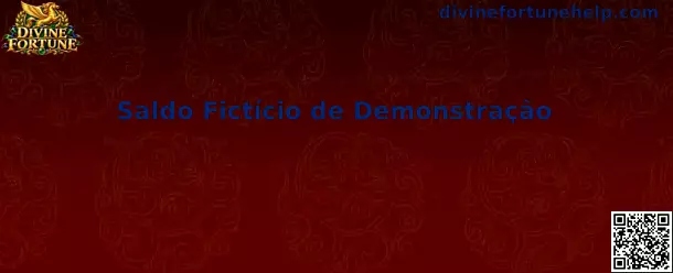 Saldo Fictício de Demonstração no Divine Fortune