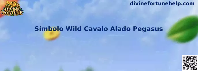 Símbolo Wild Cavalo Alado Pegasus Divine Fortune